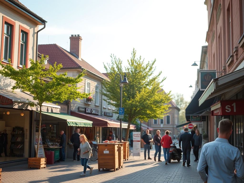 Grafika symbolizująca rynek pracy w Płocku, pokazująca oferty pracy i rozwój zawodowy.